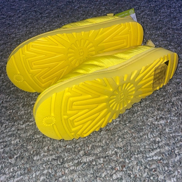 Ugg Tasman Puffer Slipper Slide Yellow (8W) *New* - Picture 5 of 5